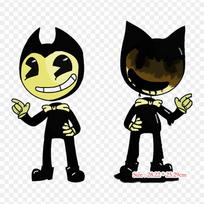 Demon Bendy Bendy And The Ink Machine Drawing Iron on Heat Transfer Printing Vinyl Patches Sticker for Clothes DIY Appliques Washable Patches beige