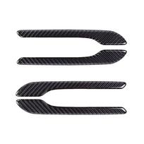 Carbon Fiber Car Door Handle Decoration For Tesla model 3 2019-2023 model y 2023 accessories car stickers 4pcs car carbon fiber 4 set