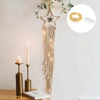 Macramé Star Dream Catcher LED girlianda Sensor Dream Catcher