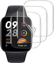 3 dalių aukščiausios kokybės hidrogelinė plėvelė Redmi Watch 3 Lite, įbrėžimams atspari HD permatoma išmaniojo laikrodžio ekrano apsauga, skirta Redmi Watch 3 Lite Redmi Watch 3 Lite skaidri