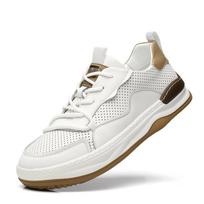 Men's Shoes Autumn and Winter Leather Cushion Casual Shoes Sports Shoes Golf Shoes 38 žalia