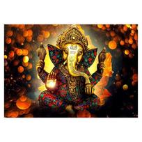 Drobės paveikslai ant sienos Meno plakatai ir spaudiniai Hindu dievai Drobės meno paveikslai Ganešos meno plakatai Namų dekoras 20x30cm