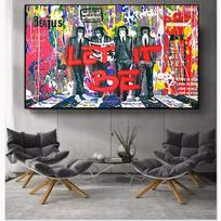 Graffiti Paintings Street Art Animal Monkey Gorilla Canvas Painting Wall Art Poster Prints Home Decoration Picture For Bedroom 21*30cm