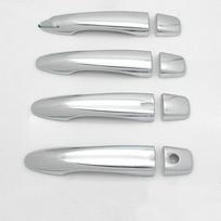 For Nissan Navara NP300 Frontier D23 2015 2016 2017 2018   Renault Alaskan Chrome Car Door Handle Cover Sticker 1 keyhole no button