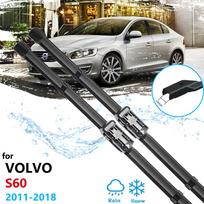 Automobilio valytuvo šluotelė Volvo S60 2011 2012 2013 2014 2015 2016 2017 2018 Priekinio stiklo šepetėliai Plovimo priemonė Automobilio gray