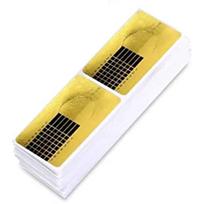 Profesionalių UV gelio nagų priauginimo modelis 100 vnt 12x7x1cm yellow