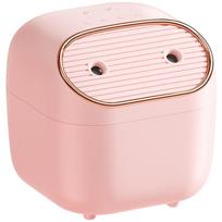 600ml Dual Nozzle Home Mist Maker Humidifier Heavy Fog Usb Aromatherapy Essential Oil Diffuser For Room Fragrance Air Freshener USB Cable white