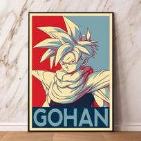 Posters and Prints, Goku Modular Painting Gifts, Children's Action Dolls, Wall Art Prints 21cm×30cm NoFrame