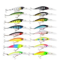 16PC Fish Bait Set Mixed Minorua Bait Fake Bait Set