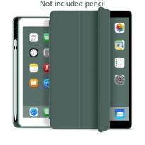 Skirtas iPad Air 4 Case iPad Pro 11 Case M1 Pro 10.5 Dėklas, skirtas iPad Mini 5 Capa, skirtas iPad Air 3 Funda 9.7 10.2 pieštuko dėklas iPad Pro 11 2021 M1 tamsiai žalia spalva