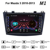 2 din Android automobilio radijo daugialypės terpės vaizdo grotuvas, skirtas Mazda 3 2010-2013 su mygtuko rankenėle Carplay WiFi BT 2+32GB 1+16GB black