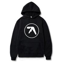 Vyriškas megztinis megztinis Aphex Twin Logo Printed Megztinis Megztinis Megztinis Unisex Megztiniai Vaikams Berniukams Mergaičių Drabužiai Unisex Moterims Madinga Striukė Kailis Unisex 3XL black
