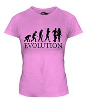 Salsa Dancing Evolution Of Man Ladies Fitted T Shirt Top T-Shirt s Short Sleeve T Shirt Cool Graphic Tshirt Shirt S