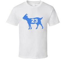 Goat 23 North Carolina Tarheels 1White Unisex T-shirts S