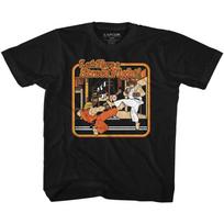 Street Fighter Storybook Style 10/12 Black Unisex T-shirt S brown