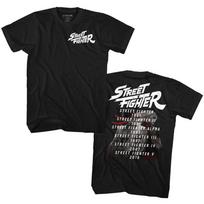Street Fighter Release Dates Black Unisex T-shirt L gray
