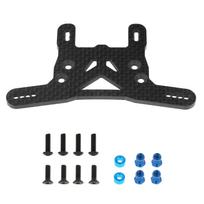 Carbon Fiber Front Suspension Bracket Butterfly Rack OP Upgrade Replacement for Tamiya XV02 58707 Front juoda