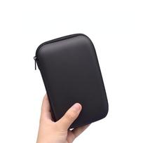 Ausinių duomenų kabelio laikymo dėklas įkroviklis Power Bank stačiakampė dėžutė EVA užtrauktuko maišelio kišenė gray