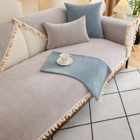 Kutas sijono sofos užvalkalas Four Seasons Universalus sofos pagalvėlė vientisos spalvos neslystantis sofos pagalvėlis medvilninis sofos rankšluostis Svetainė 1pc 45x45 pillowcase