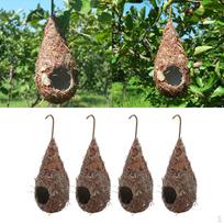 4pcs Artificial Straw Hatch Breeding Grass Cave