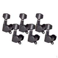 Sealed Acoustic Electric guitar Instruments tuning Pegs Machine Head Spare Parts black