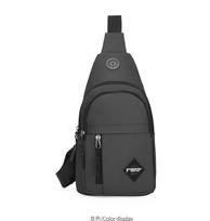 Unisex krūtinės krepšys Paprastas laikymo krepšys Lengvas kelioninis maža kuprinė Crossbody Bag Mada Kasdieniai vienetiniai krepšiai one size pilka spalva