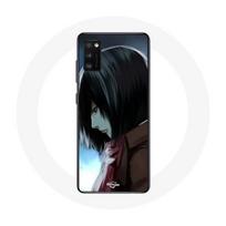Maniacase Case for Samsung Galaxy A41 Mikasa Ackerman Attack on Titan Manga Anime juoda