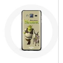 Case - Maniacase - Samsung Galaxy J7 - Shrek and Donkey - Silicone - Soft juoda