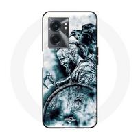 Dėklas - Realme - V23 - Minkštas - Baltas - Vikingai Varnas Skydas