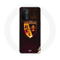 Coque Oppo A54 5G rcl lens orange fond noir juoda