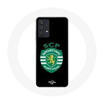 Coque Samsung Galaxy A32 5G scp sporting portugal fond noir juoda