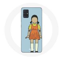 Coque Samsung Galaxy A51 Squid game la poupée géante de jeu