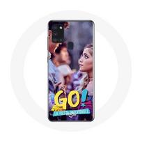 Coque Samsung Galaxy A21S Poursuis Tes Rêves Mía Cáceres et Álvaro Paz Go! Vive a tu manera