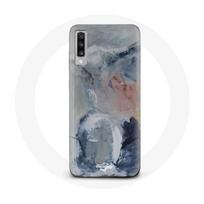 Coque Samsung Galaxy A70 Fond de texture abstraite gris pilka