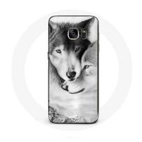 Coque Samsung Galaxy S7 Loup Duo animaux