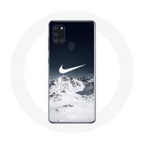 Coque Samsung Galaxy A21S Nike Logo Niege Hiver