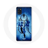 Coque Samsung Galaxy A21S Attrape rêve bleu