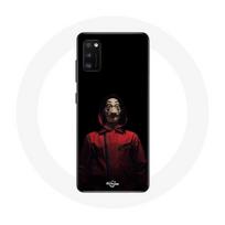 Coque pour samsung galaxy S20 plus La casa de papel Masque Fond Noir