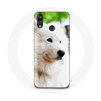 Coque pour Huawei P20 Lite Chien Samoyède Blanc balta