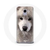 Coque pour Samsung Galaxy A6 2018 Samoyède Gris Race de chiens pilka