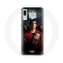 Coque pour Samsung Galaxy A20 La Casa De Papel Rio Masque