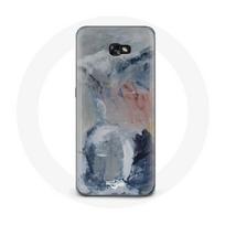 Coque pour samsung galaxy A5 2017 Fond de texture abstraite gris