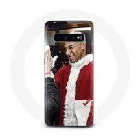 Coque pour Samsung Galaxy S10Mbappé Foot Joyeux noël