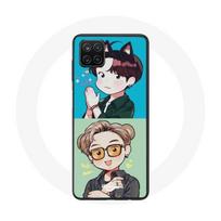 Coque pour Samsung Galaxy A12 BTS Bangtan Sonyeondan Dynamite Suga Et RM Fanart