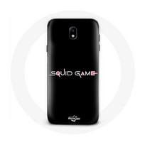 Coque pour Samsung Galaxy S5 Squid Game logo Fond Noir