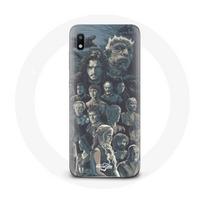 Case - Game of Thrones - Samsung Galaxy A10 - Soft - Characters Poster - Grey pilka