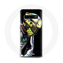 Coque pour Samsung Galaxy s10 edge Valentino Rossi pilote de vitesse moto