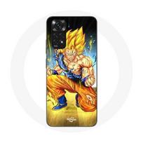 Coque pour Xiaomi Redmi Note 11S Son goku dragon ball corps enervé