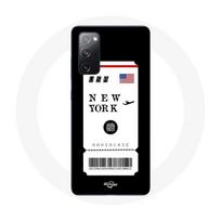 Coque pour Samsung Galaxy S20 FE Billet d'avion New York