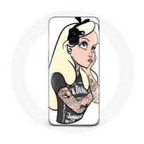 Coque pour Samsung Galaxy A8 Plus Alice princesse tatouée